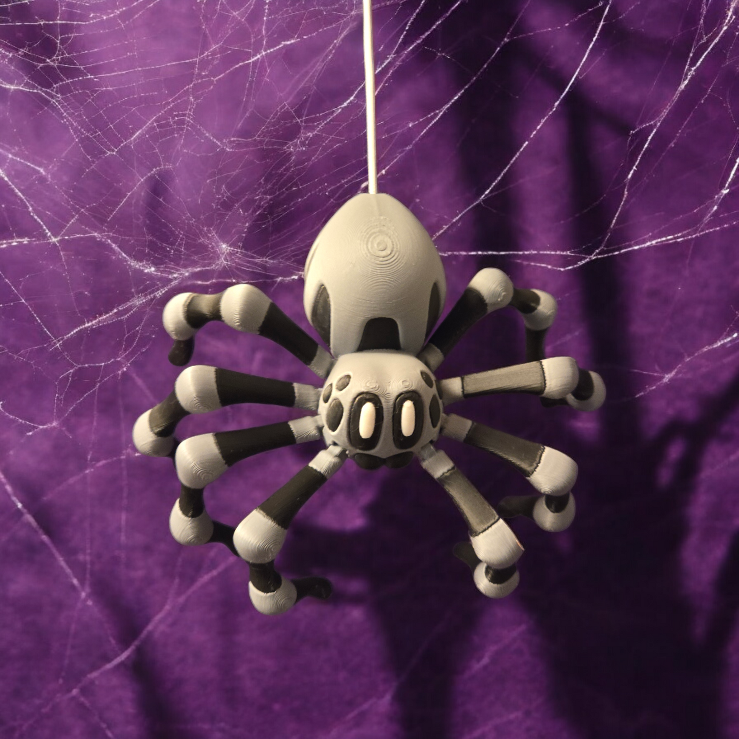 3D Printed Magnetic Spider Collectible for Halloween